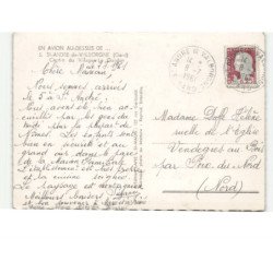SAINT-ANDRE-de-VALBORGNE: centre du village, le gardon vue aérienne 10x15 - état