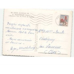 ROQUEMAURE: l'ancienne tour du prince de soubize vue aérienne 10x15 - état