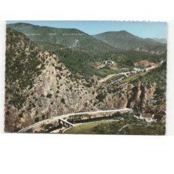 SAINT-JEAN-du-GARD: vallée du gardon, le pont du rieu vue aérienne 10x15 - très bon état