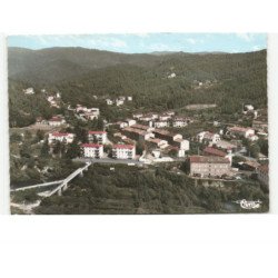 BESSEGES: vue partielle vue aérienne 10x15 - très bon état