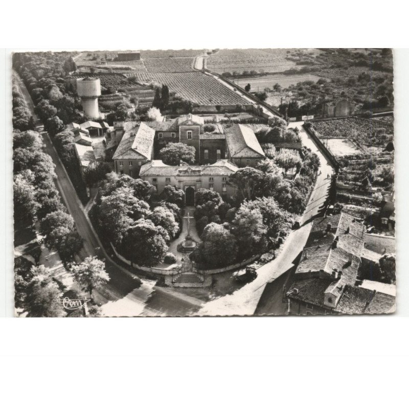 BAGNNOLS-sur-CEZE: le château d'eau et l'hôpital vue aérienne 10x15 - très bon état