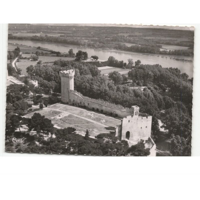 BEAUCAIRE: château de montmorency vue aérienne 10x15 - très bon état