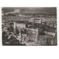 BEAUCAIRE: vue panoramique, au 1er plan, château de montmorency vue aérienne 10x15 - très bon état