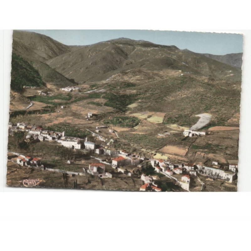 BREAU-et-SALAGOSSE: vue générale, bréau et la vallée de serres vue aérienne 10x15 - très bon état