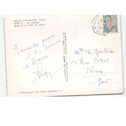 BREAU-et-SALAGOSSE: vue générale, bréau et la vallée de serres vue aérienne 10x15 - très bon état