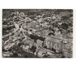 LAUDUN: vue générale vue aérienne 10x15 - très bon état