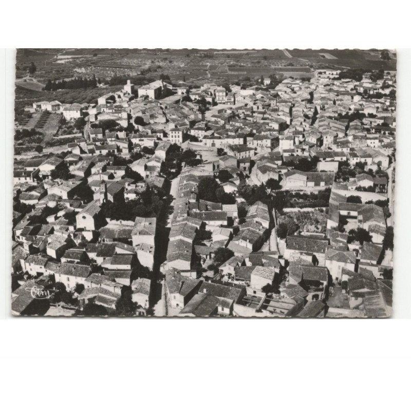 GRAND-GALLARGUES: vue générale vue aérienne 10x15 - très bon état