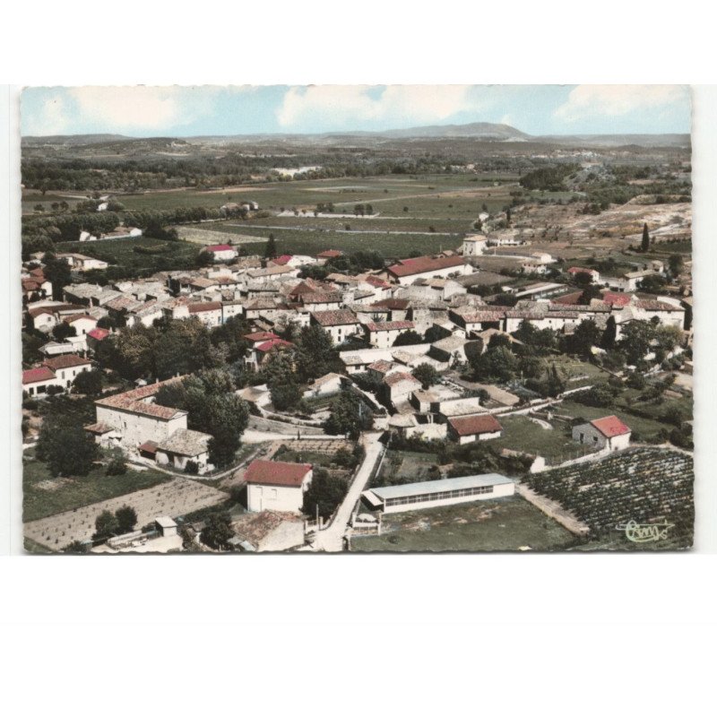 LEZAN: vue générale vue aérienne 10x15 - très bon état