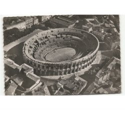 NIMES: les arènes vue aérienne 10x15 - état