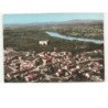 MONTFAUCON: vue générale, le château et le rhône vue aérienne 10x15 - très bon état