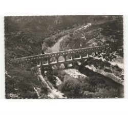 GARD: pont du gard vue générale vue aérienne 10x15 - très bon état