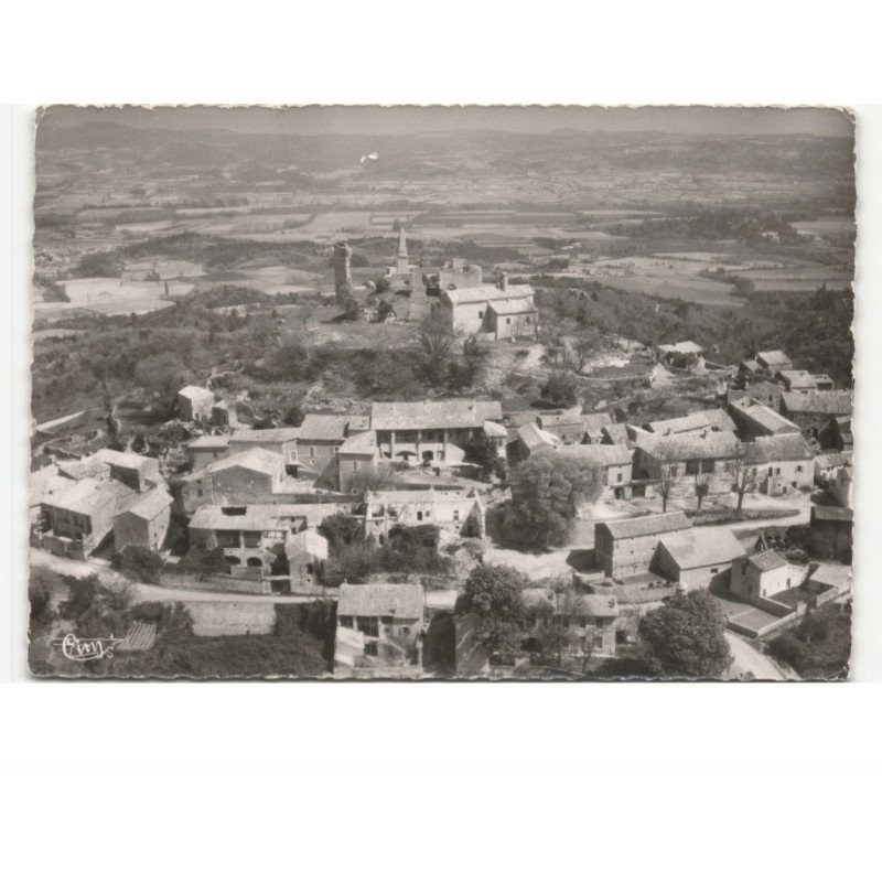 SABRAN: vue générale vue aérienne 10x15 - très bon état