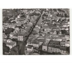 REMOULINS: place des grands jours et avenue perret-geoffroy vue aérienne 10x15 - très bon état
