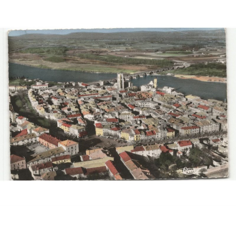 PONT-SAINT-ESPRIT: vue générale vue aérienne 10x15 - état
