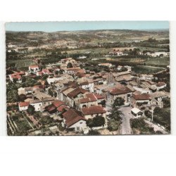 SAINT-JULIEN-de-PEYROLAS: vue générale vue aérienne 10x15 - très bon état