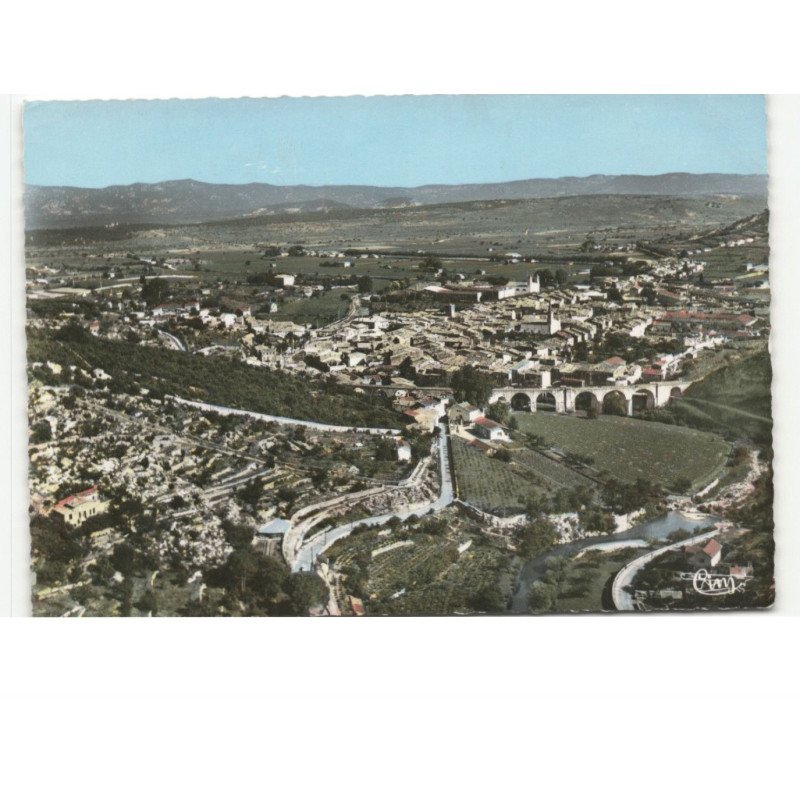 SAINT-HIPPOLYTE-du-FORT: vue générale vue aérienne 10x15 - état