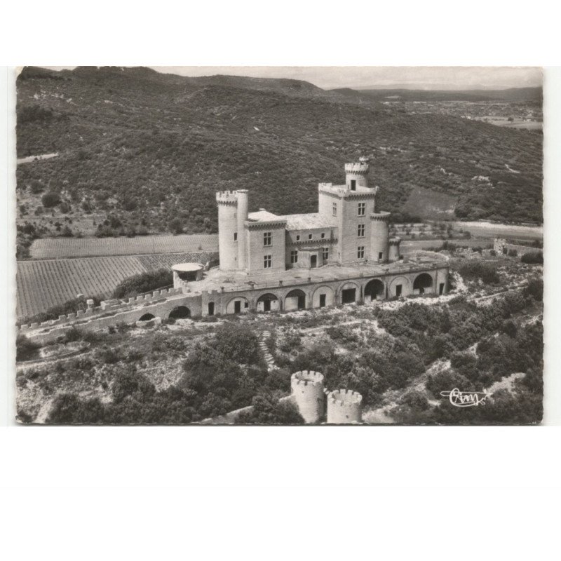 SAINT-ETIENNE-des-SORTS: château du jonquier vue aérienne 10x15 - très bon état