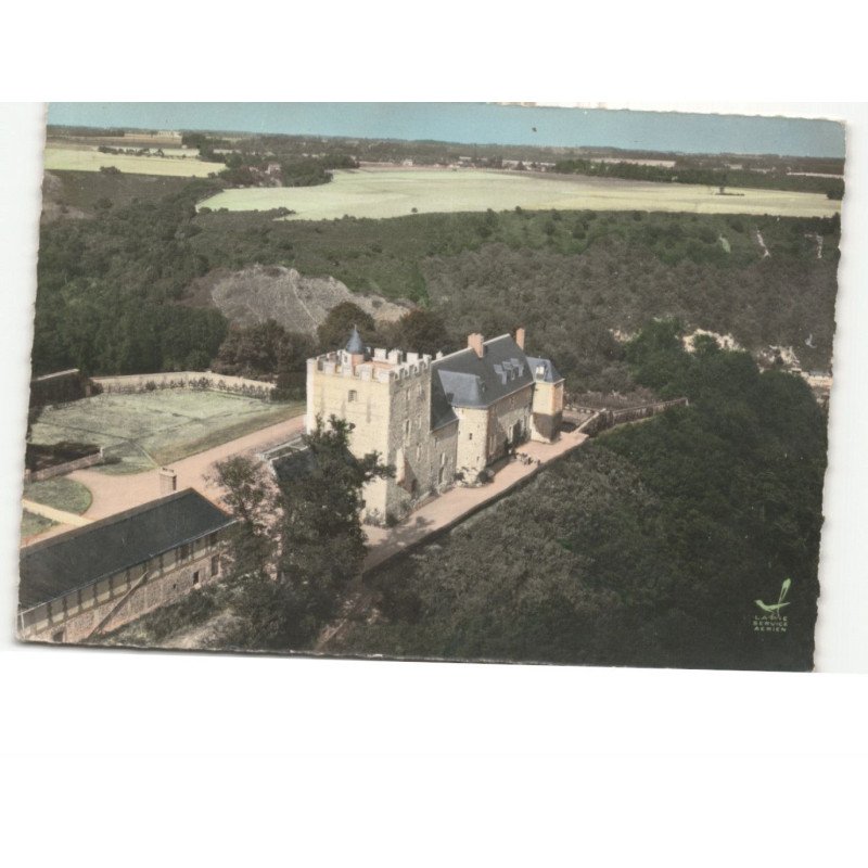 GONFREVILLE L'ORCHER: le château vue aérienne 10x15 - très bon état