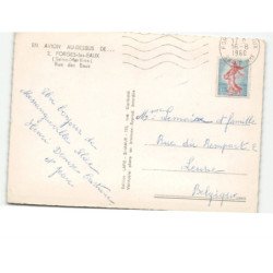 FORGES-les-EAUX: rue des eaux vue aérienne 10x15 - très bon état
