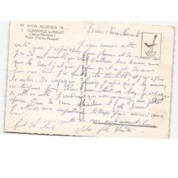 GONNEVILLE-LA-MALLET: place charles-presquet vue aérienne 10x15 - très bon état