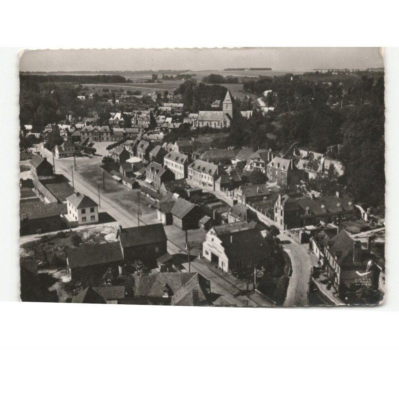 FONTAINE-le-DUN: vue générale vue aérienne 10x15 - très bon état
