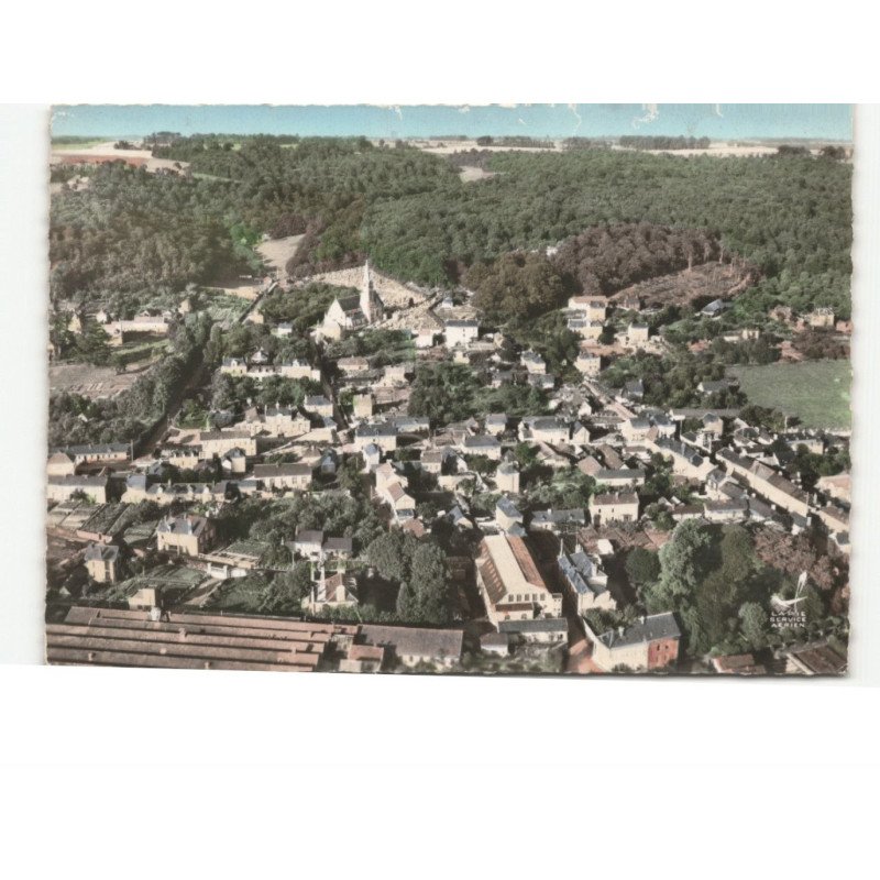 GRUCHET-le-VALASSE: vue générale vue aérienne 10x15 - très bon état