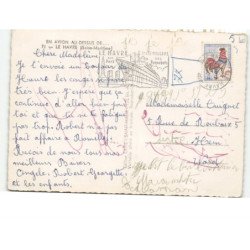LE HAVRE: vue aérienne 10x15 - état
