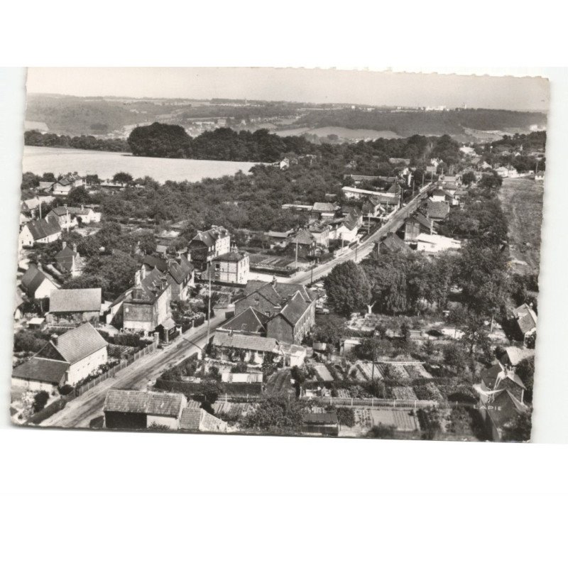 MAROMME-la-MAINE: grande rue et vue générale vue aérienne 10x15 - très bon état
