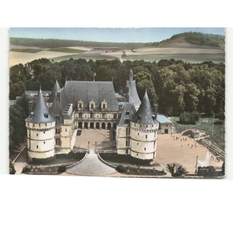 MESNIERES-en-BRAY: le château vue aérienne 10x15 - état