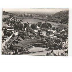 LILLEBONNE: le théâtre romain IIIe et IVe siècles vue aérienne 10x15 - très bon état