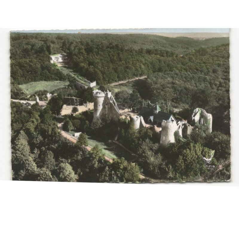 MOULINEAUX: château robert-le-diable XIe siècle vue aérienne 10x15 - très bon état
