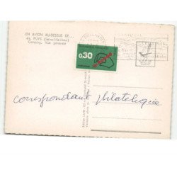 PUYS: camping, vue générale vue aérienne 10x15 - très bon état