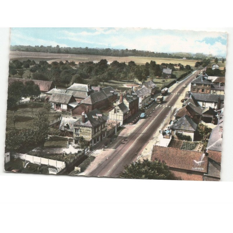 QUINCAMPOIX: vue générale vue aérienne 10x15 - très bon état