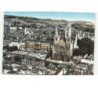 ROUEN: église saint-ouen et hôtel de ville vue aérienne 10x15 - très bon état