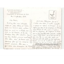 SAINT-AUBIN-les-ELBEUF: congrégation du sacré-coeur de jésus vue aérienne 10x15 - très bon état
