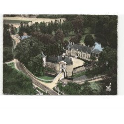 SAINT-MARTIN-du-BEC: le château du bec vue aérienne 10x15 - très bon état