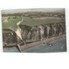 SOTTEVILLE-sur-MER: la falaise la descente à la plage vue aérienne 10x15 - très bon état