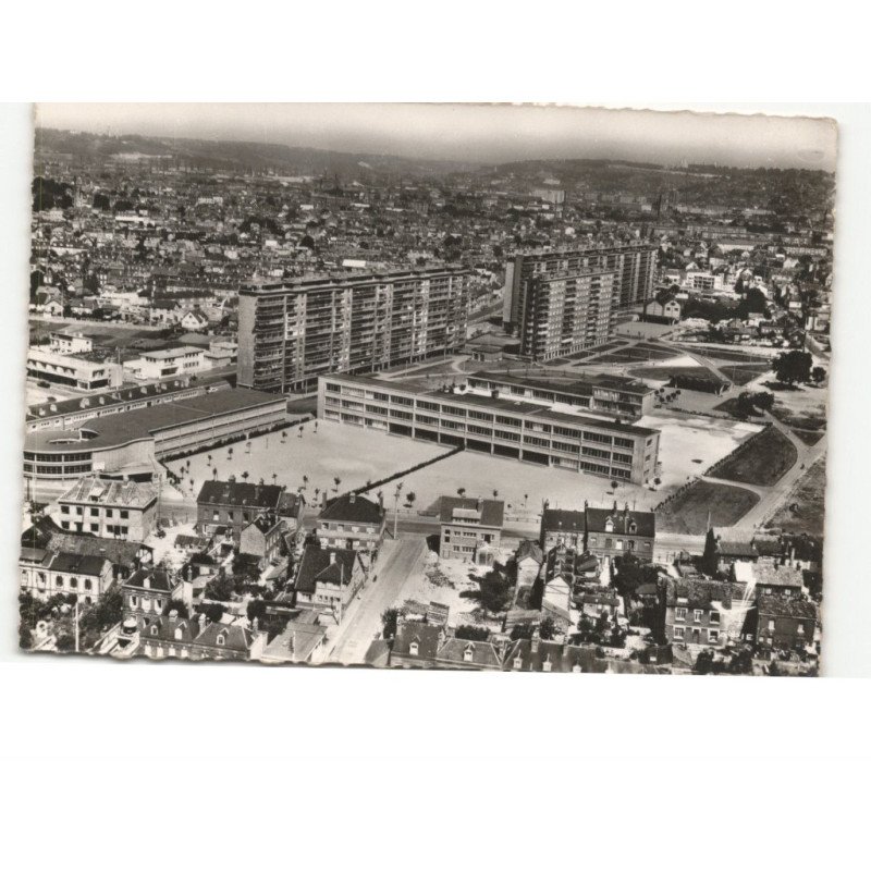 SOTTEVILLE-les-ROUEN: écoles et immeubles garibaldi vue aérienne 10x15 - très bon état