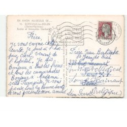 SOTTEVILLE-les-ROUEN: écoles et immeubles garibaldi vue aérienne 10x15 - très bon état