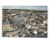 LE TREPORT: l'entrée du port et les bassins vue aérienne 10x15 - très bon état