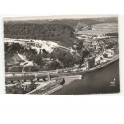 TANCARVILLE: l'amorce du pont-route vue aérienne 10x15 - très bon état