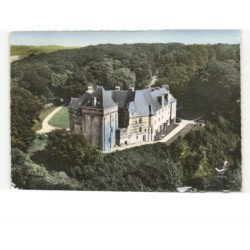 VALMONT: le château fort XIe siècle vue aérienne 10x15 - très bon état