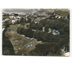 LE TREPORT: vue générale et camping vue aérienne 10x15 - très bon état