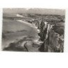LE TREPORT: les falaises et la plage vue aérienne 10x15 - très bon état