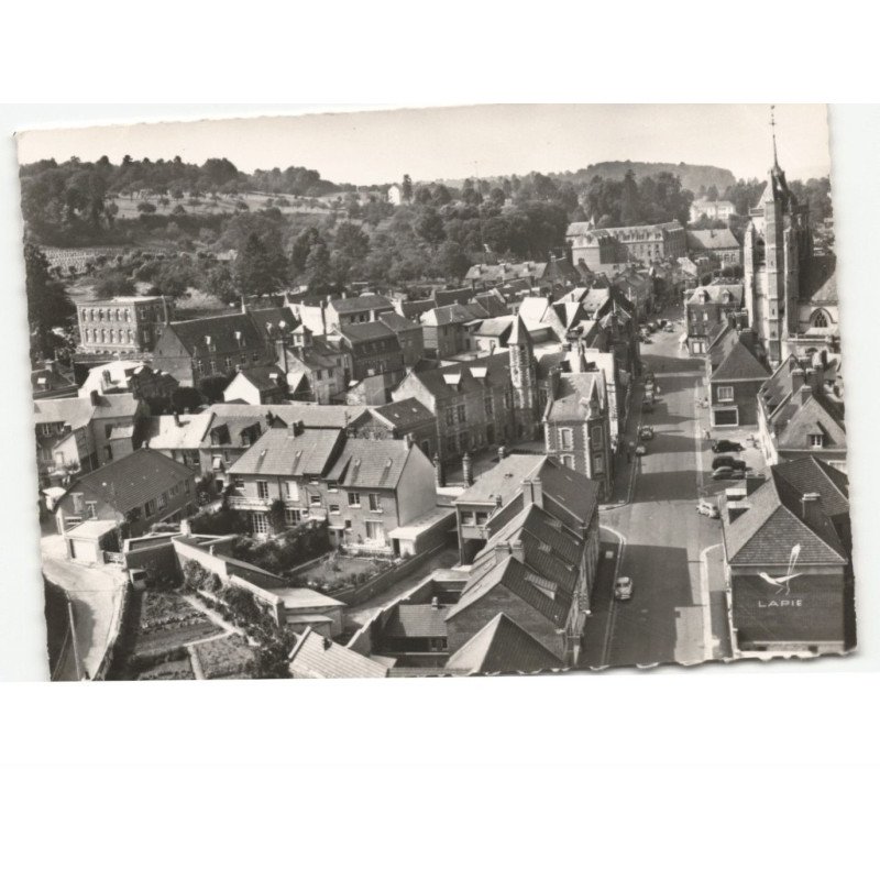 AUMALE: rue centrale vue aérienne 10x15 - très bon état