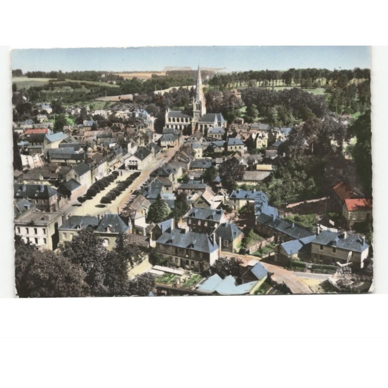 AUFFAY: vue générale vue aérienne 10x15 - état