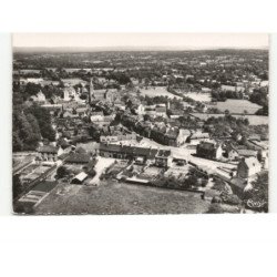 LANDIVY: vue générale vue aérienne 10x15 - très bon état
