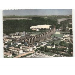 BARENTIN: le viaduc et le pont route vue aérienne 10x15 - état