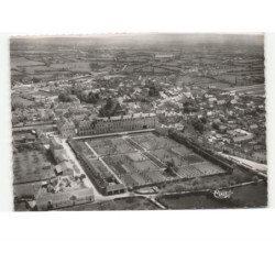 EVRON: communauté des soeurs notre-dame de la charité et la ville vue aérienne 10x15 - très bon état