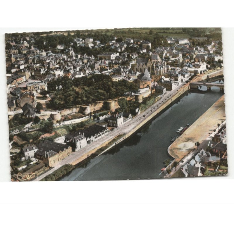 MAYENNE: quartier notre-dame vue aérienne 10x15 - état